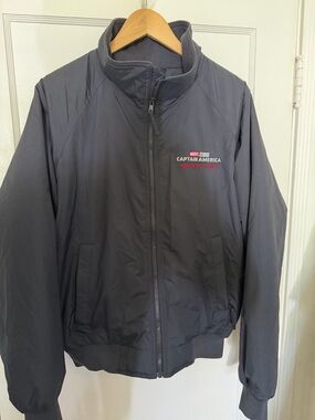 Captain America Brave New World Marvel Studios Movie Cast Crew Jacket MEDIUM